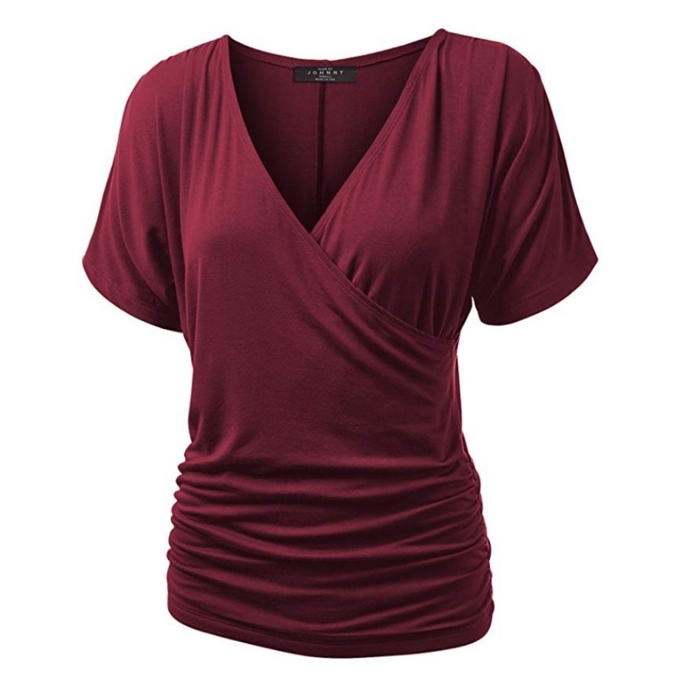 Made By Johnny Cross Wrap Top